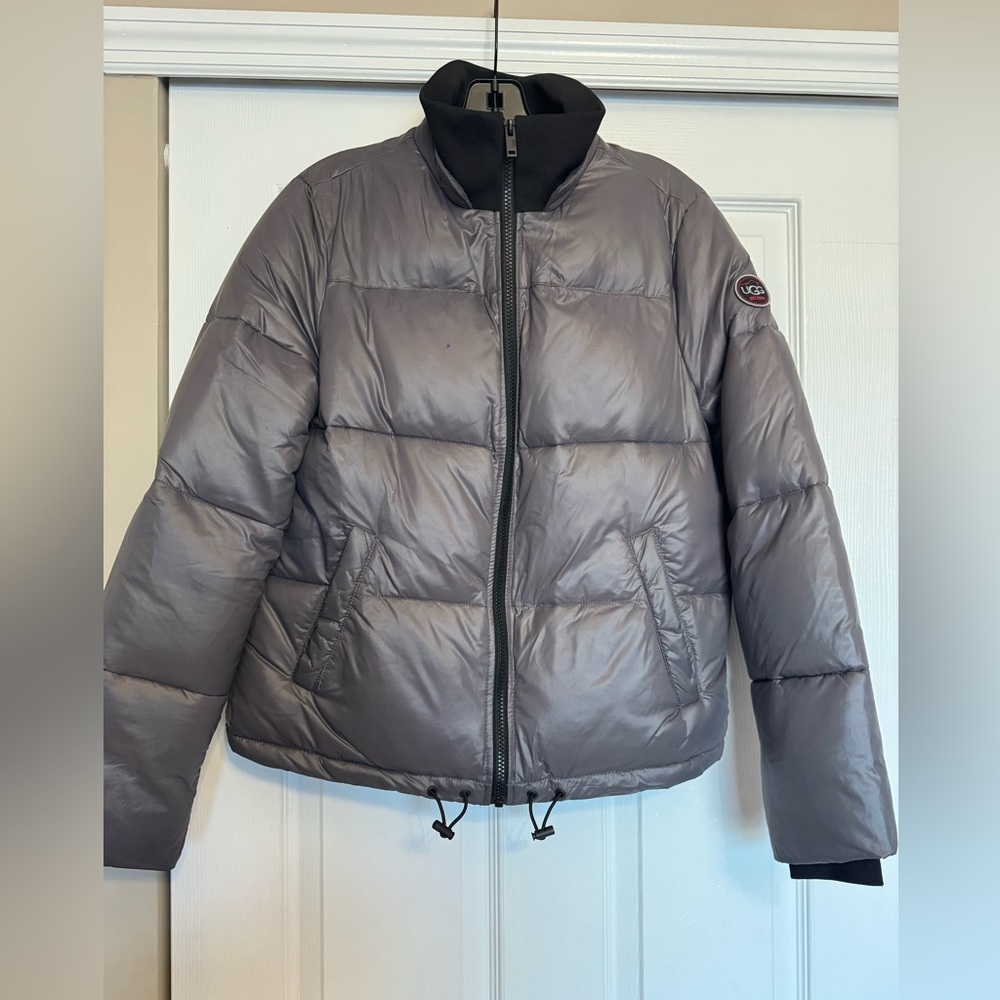 UGG Women's Charcoal Puffer Jacket